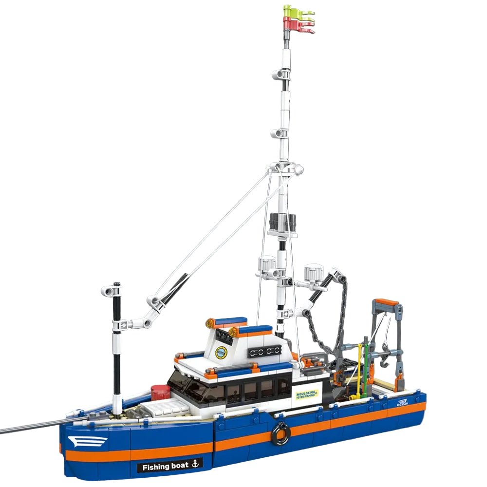 Mould King 10195 - Fishing Boat | Power Blockz