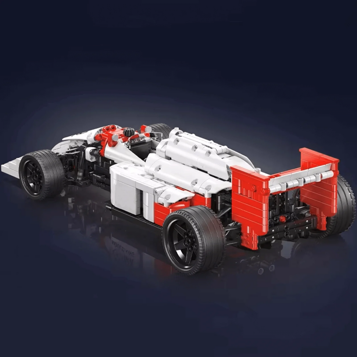 Mould King 10132 - Stickers included - Iconic 80s Turbo GP Car - vue 4 | Power Blockz