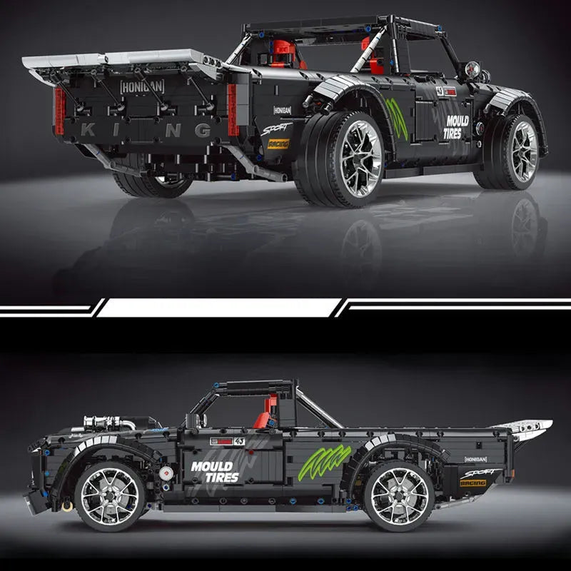 Mould King 13082 - Static - Twin-Turbo F150 Drift Pickup - vue 7 | Power Blockz