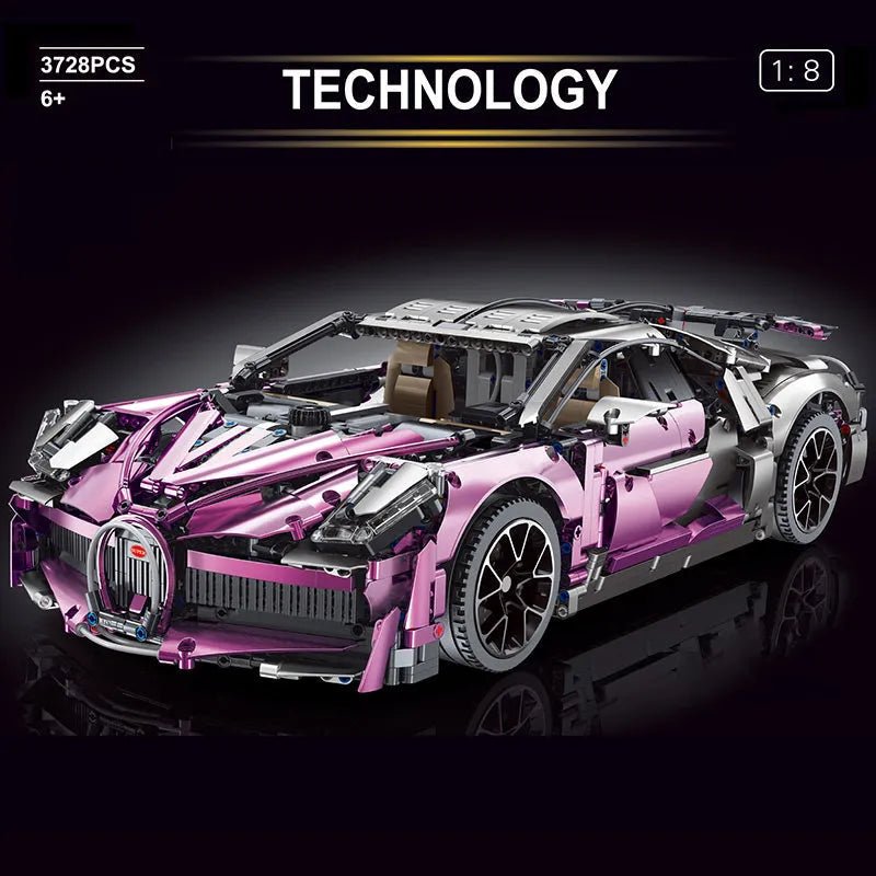 TGL T5004A - Blue - Track-Focused W16 Hyper GT - vue 11 | Power Blockz