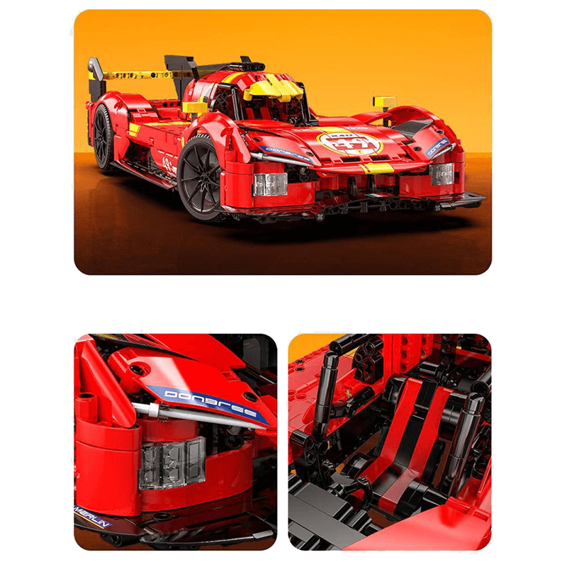 CaDA C63008W - Static - Le Mans Hybrid Prototype 499p - vue 2 | Power Blockz