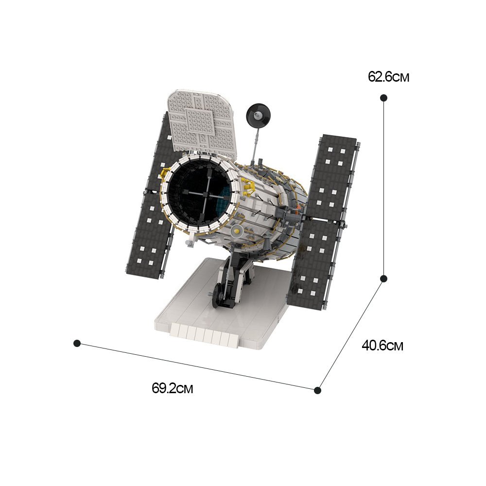 Gobricks MOC-75987 - Hubble Space Telescope - vue 7 | Power Blockz