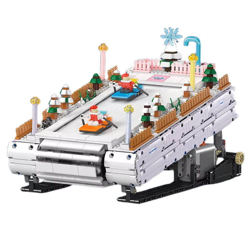 Mould King 10158 - Motorized Ski Resort | Power Blockz