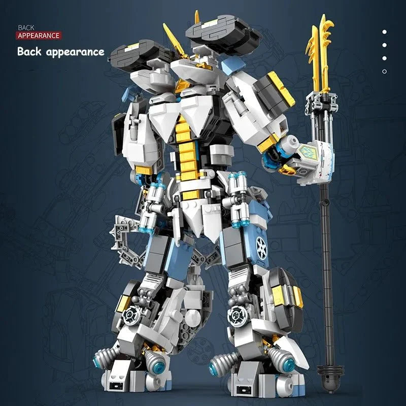Samurai Titan Warrior Mecha | 1588pcs - Samurai Titan Warrior Mecha - vue 4 | Power Blockz