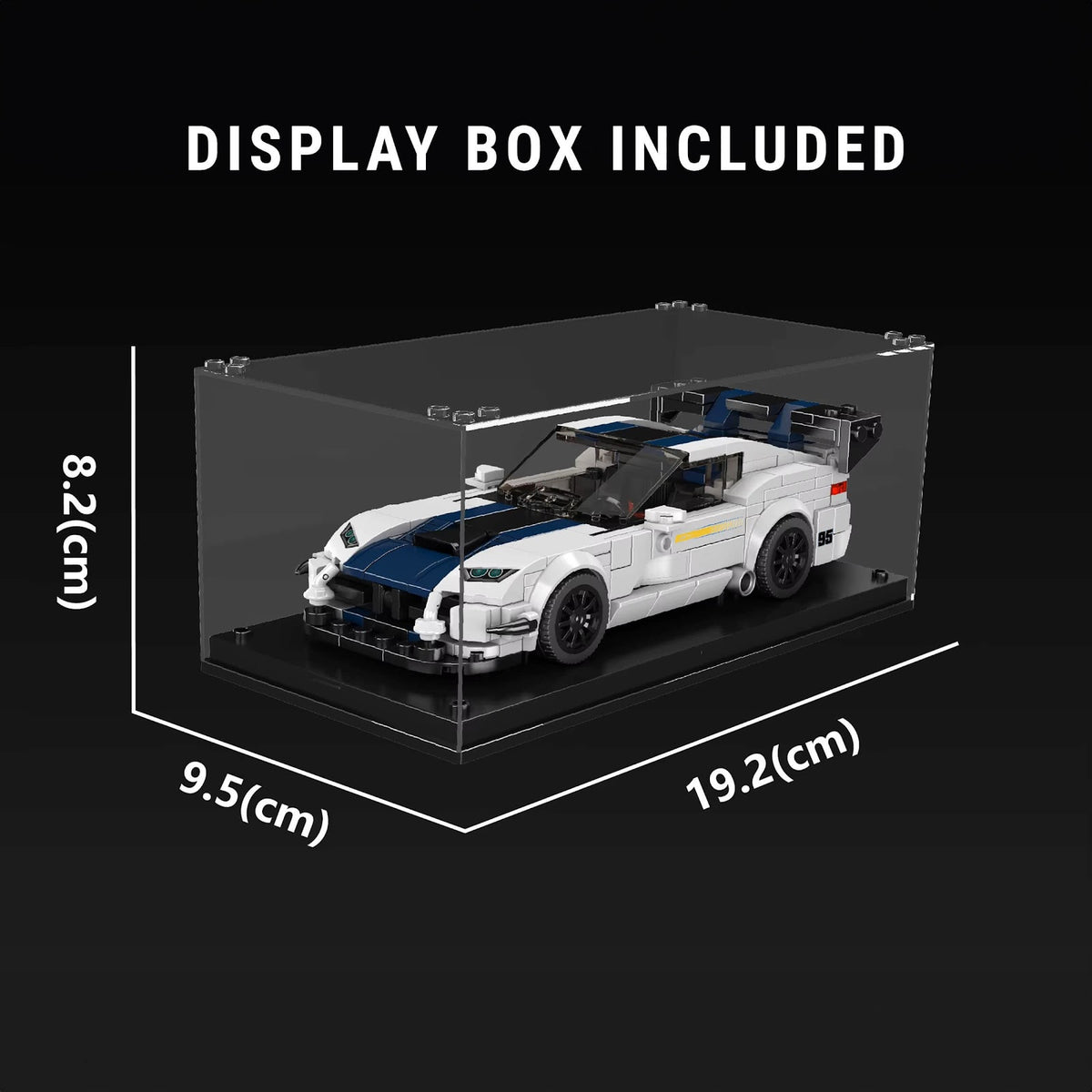 Mould King 27095 - Supercar GTR Safety car - vue 6 | Power Blockz