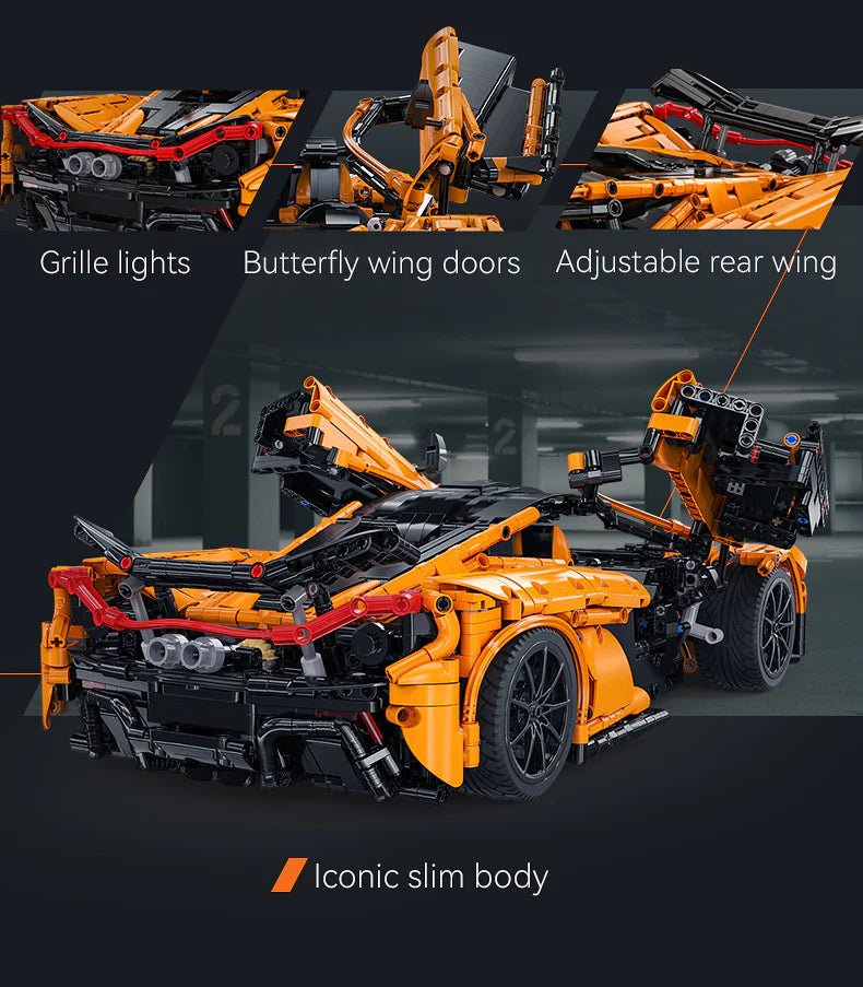 CaDa C61513W - British Hypercar P1 V8 - vue 5 | Power Blockz