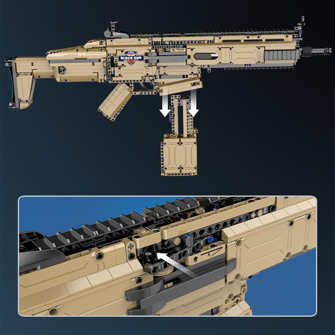 CaDa C81021W - FN SCAR 17S - vue 10 | Power Blockz