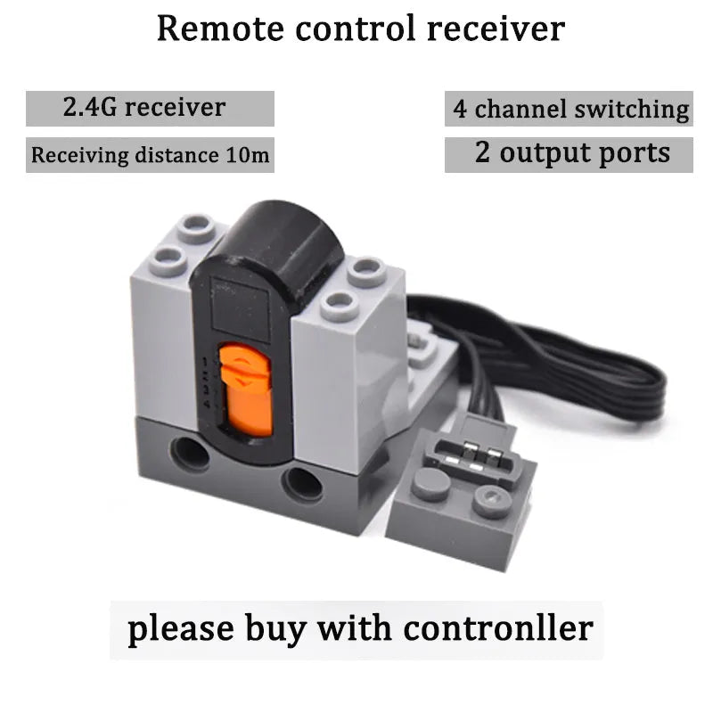 BLD-RECEIVER-TEC - Custom RC Receiver - vue 6 | Power Blockz