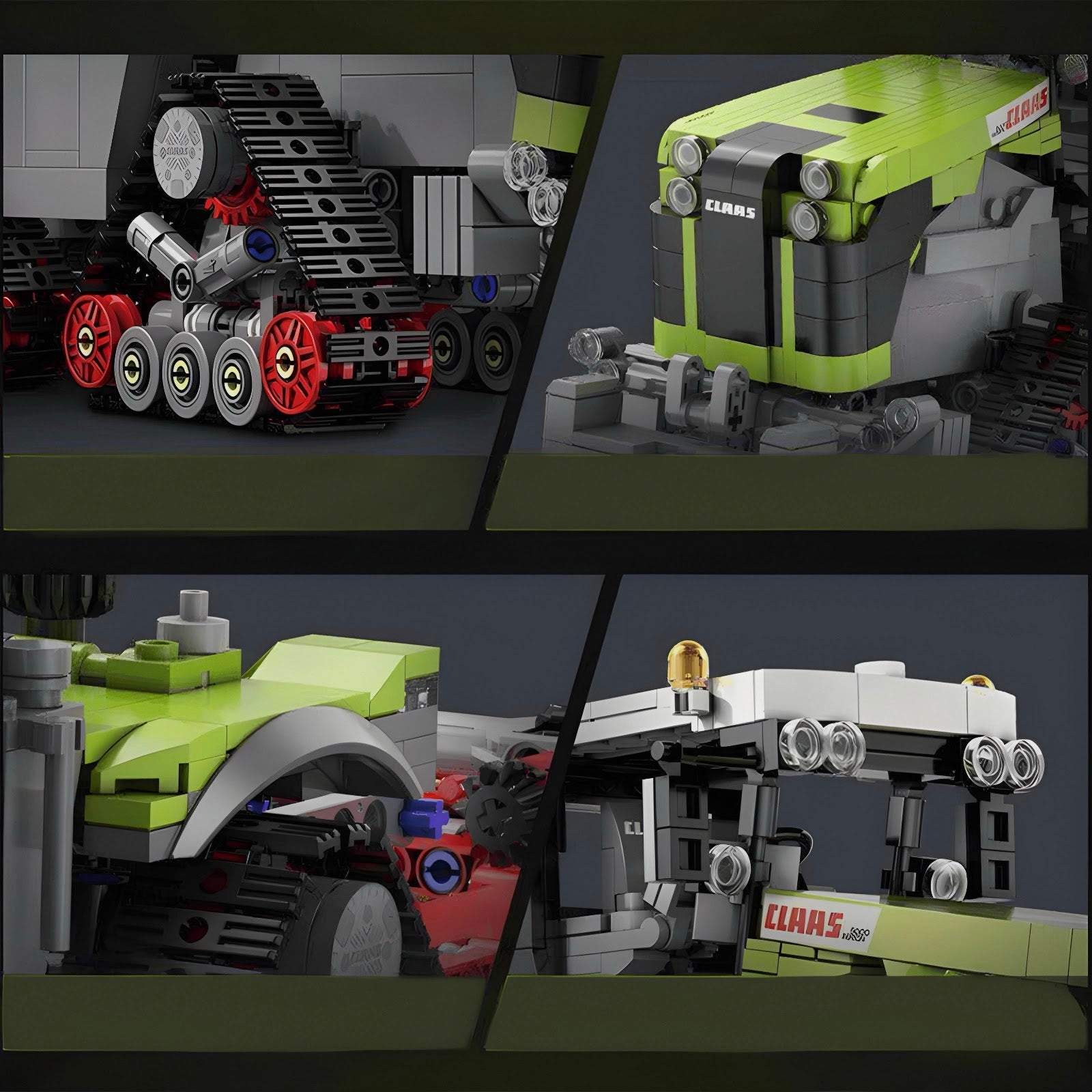 CaDA C65012W - Claas Xerion 5000 Trac TS - vue 6 | Power Blockz