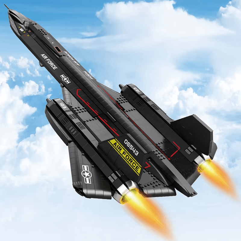 Reobrix 33041 - SR-71 Blackbird - vue 2 | Power Blockz