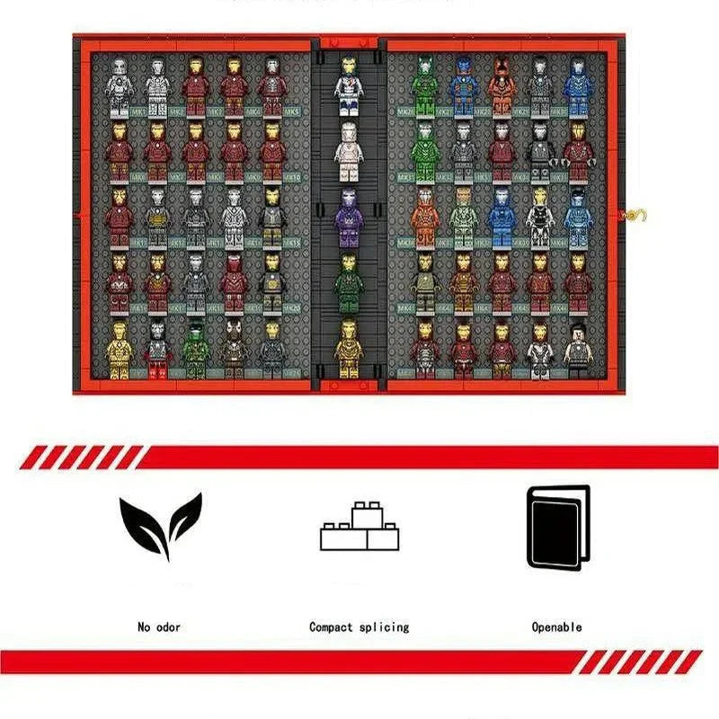 Power Blockz 3301 - Super Hero Movie Marvel Iron Book - vue 6 | Power Blockz