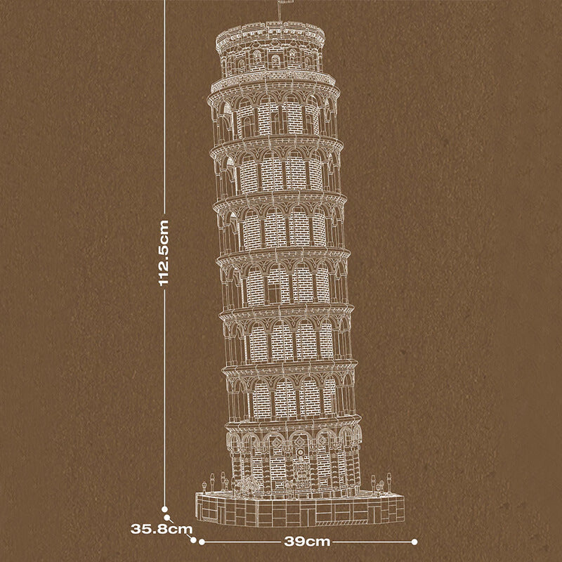 Reobrix66025 - Monumental Tower of Pisa - Ultimate Edition - vue 10 | Power Blockz