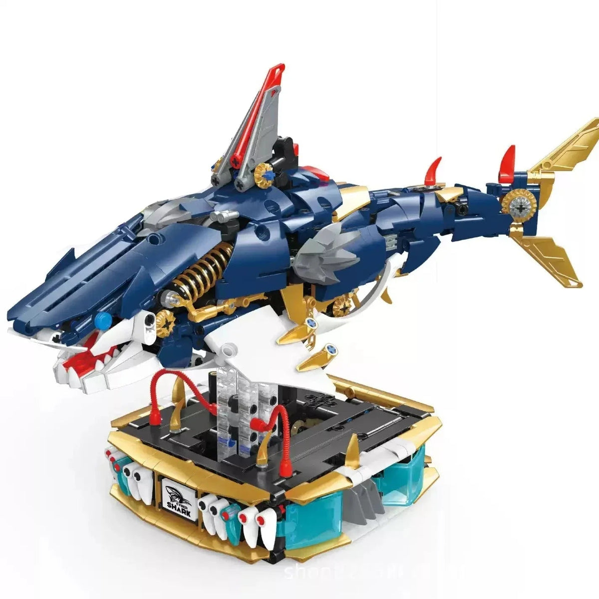 Small Angle JD071 - Mechanical Cyber Shark | Power Blockz