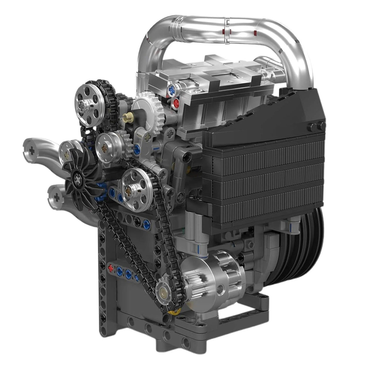 Mould King 10215 - V8 Supercar Engine Kit - vue 3 | Power Blockz