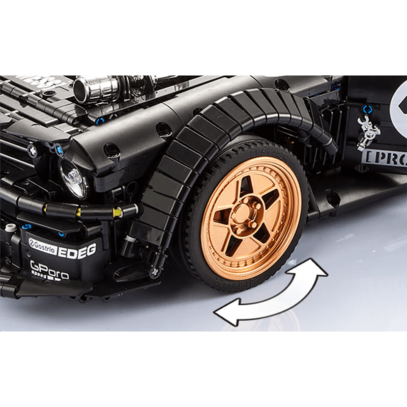 Mould King 13108 - Static Version - Drift V8 Fastback - vue 6 | Power Blockz
