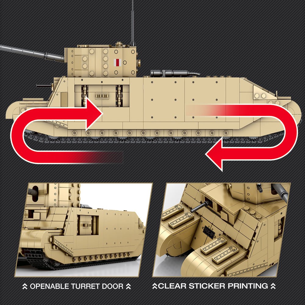 Reobrix 77032 - TOG II World of tanks - vue 6 | Power Blockz