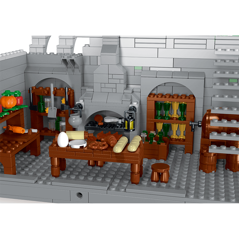 Mork 033010 - European Medieval Castle - vue 7 | Power Blockz