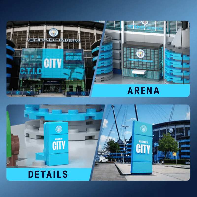 C66022 - Manchester City Football Club Etihad Stadium - vue 6 | Power Blockz