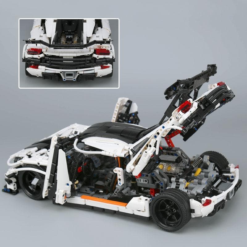 Mould King 13120 - Swedish Hypercar - vue 8 | Power Blockz