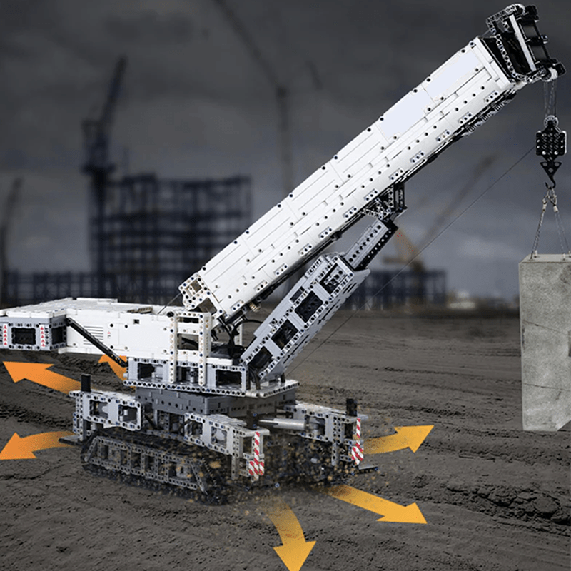 Mould King 17002 - Motorized Heavy-Duty Crane - vue 8 | Power Blockz