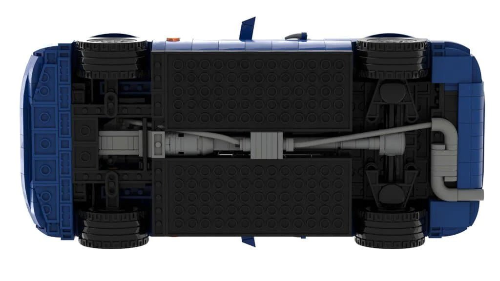GOBRICKS MOC 27076 - Blue - JDM MX5 Roadster – 90s Edition - vue 4 | Power Blockz