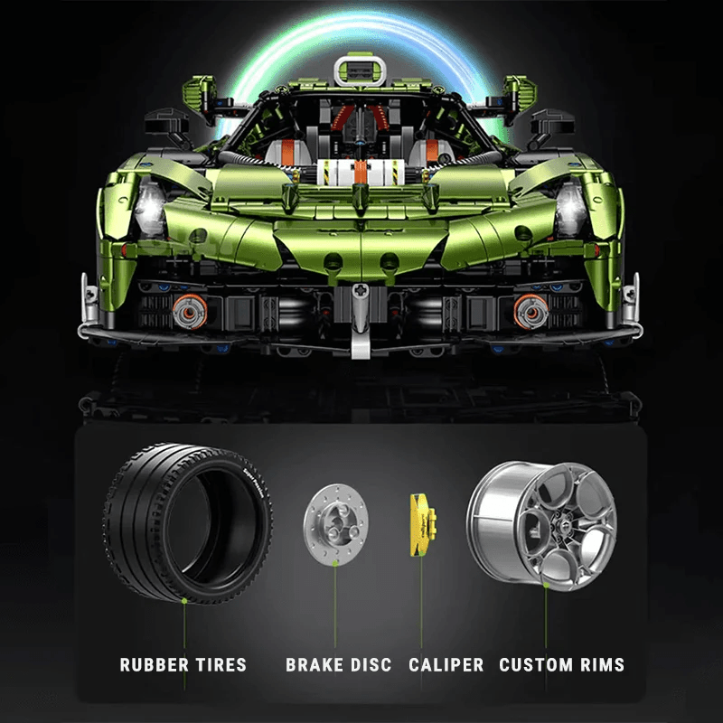 CaDa C61048W - Twin-Turbo Track Hypercar - vue 11 | Power Blockz