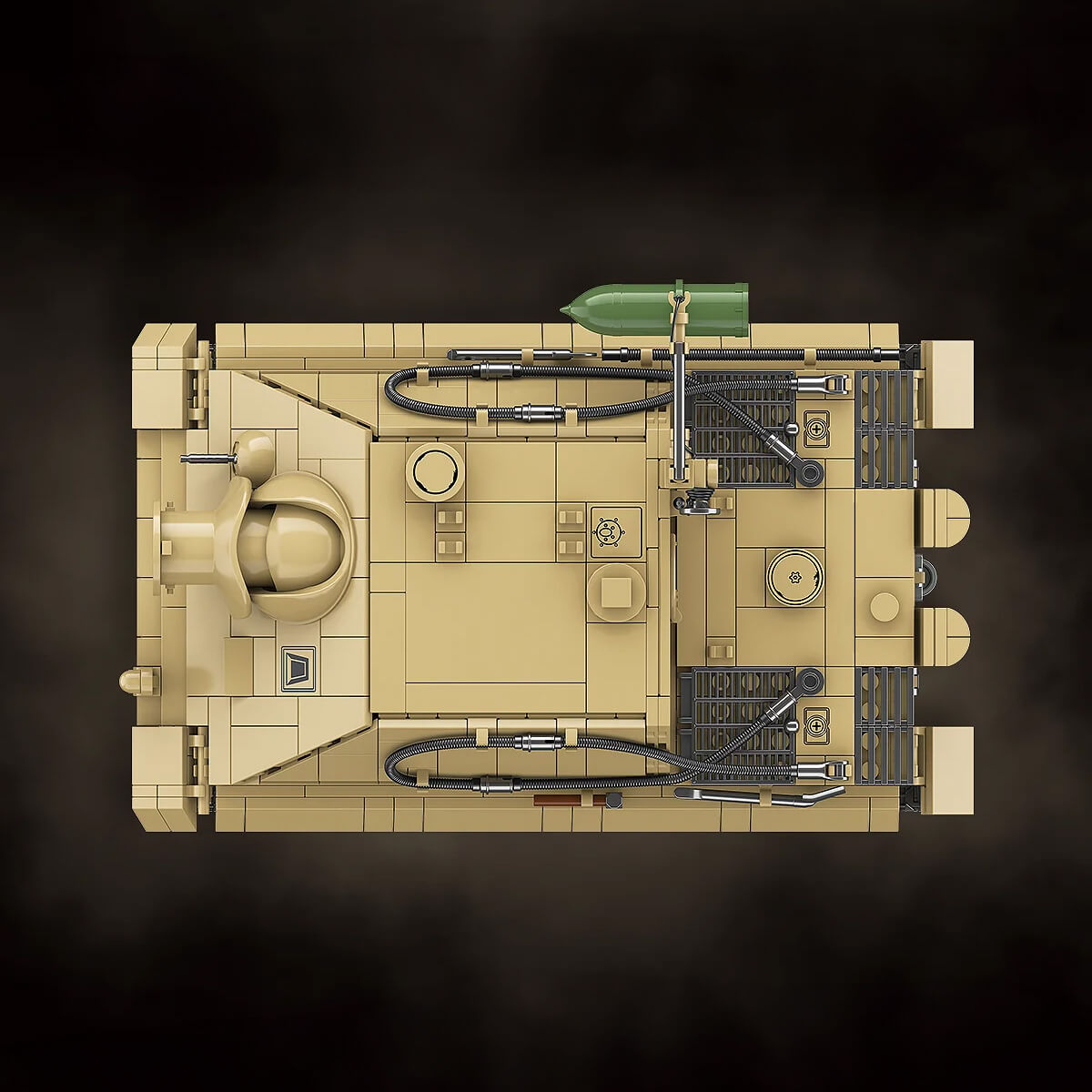 QUANGUAN100314 - Sturmtiger 38cm Armored Mortar - vue 4 | Power Blockz
