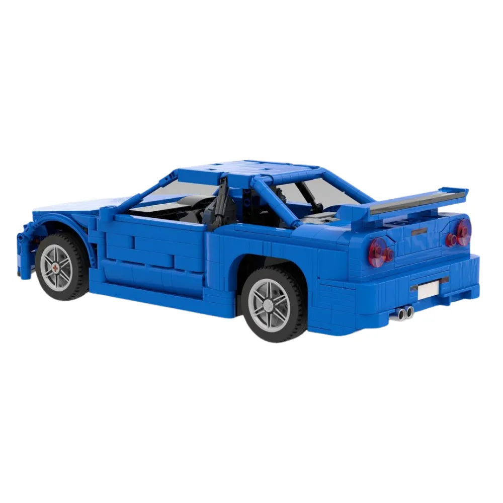 MOC-174789 - Skyline R34 GTR Vspec - vue 6 | Power Blockz