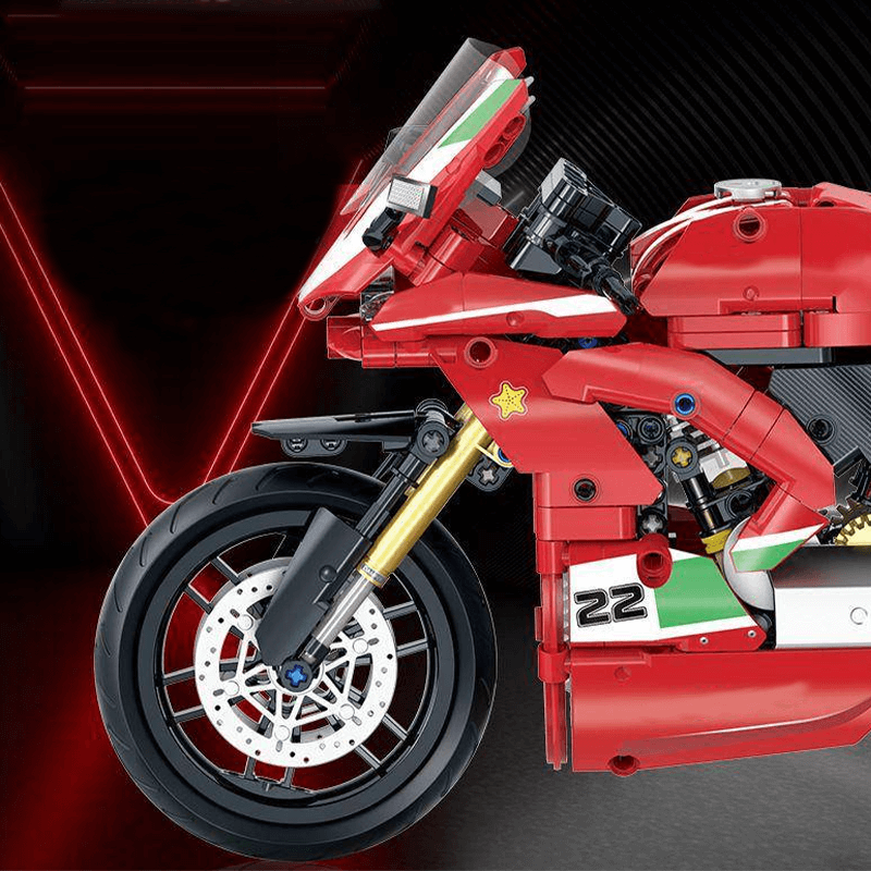 60516 - Italian Sport Motorcycle - vue 4 | Power Blockz