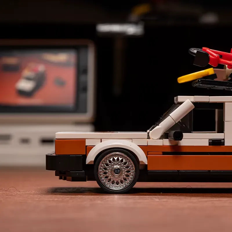 Power Build PB8824 - Retro Camper Wagon - vue 10 | Power Blockz
