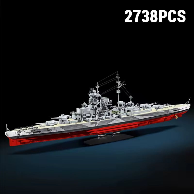 12GO 98006 - Tirpitz Battleship - vue 6 | Power Blockz