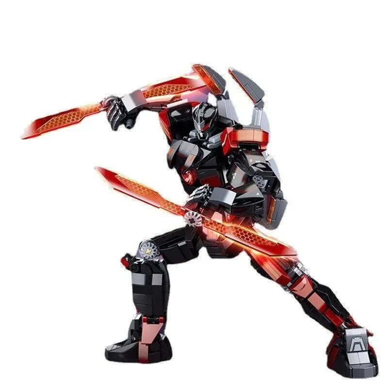 Dark Wanderer Transformed Mech Robot Warrior Bricks Toy | 585pcs - Dark Wanderer Transformed Mech Robot Warrior Bricks Toy - vue 2 | Power Blockz