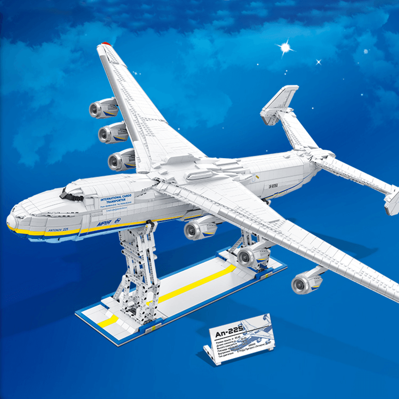 Jiestar 57014 - Antonov 225 With Stand - vue 9 | Power Blockz