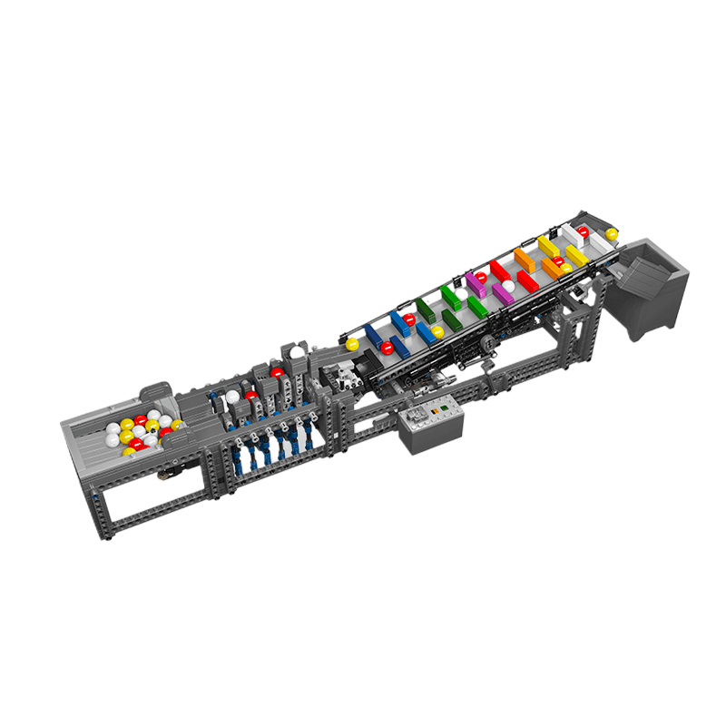 Mould King 26009 - Motorised Rainbow Ladder GBC | Power Blockz