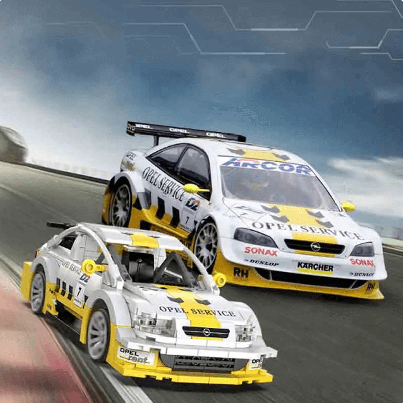 C51081 PF with our box - Remote Controlled Opel Astra V8 - vue 6 | Power Blockz