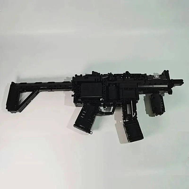 Mould King 14001 - Military Motorized MP5 SMG - vue 5 | Power Blockz