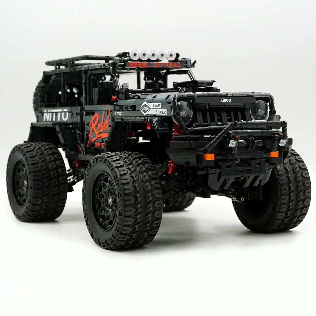 Hybrid Off-Road SUV – Trail Edition | 2545pcs - Black - Hybrid Off-Road SUV – Trail Edition - vue 12 | Power Blockz