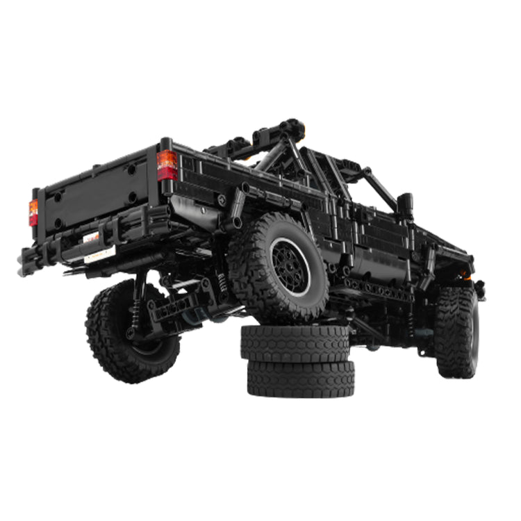 Power Blockz MOC 156390- Static Version - Hilux SR5 Time Capsule - vue 4 | Power Blockz