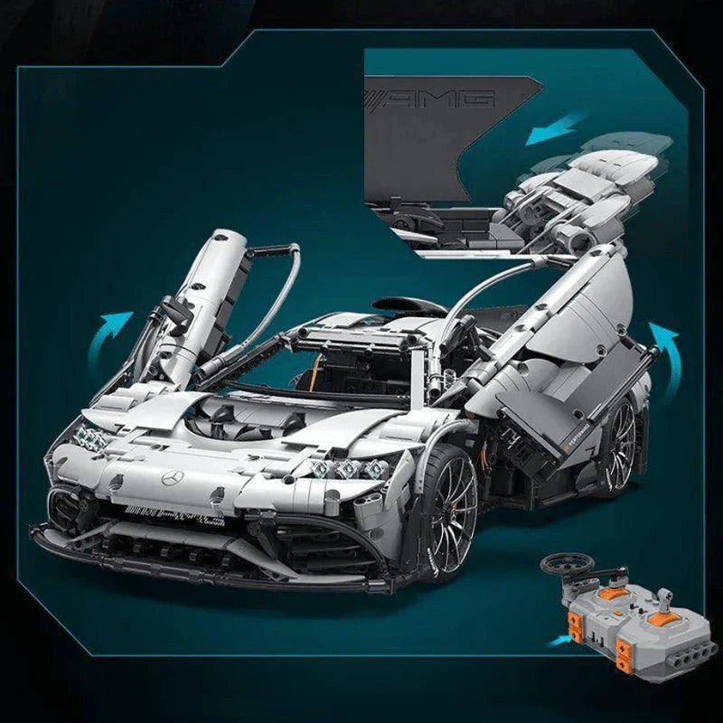 Mercedes AMG One - Building Blocks Set | Power Blockz - Mercedes AMG One - vue 19 | Power Blockz