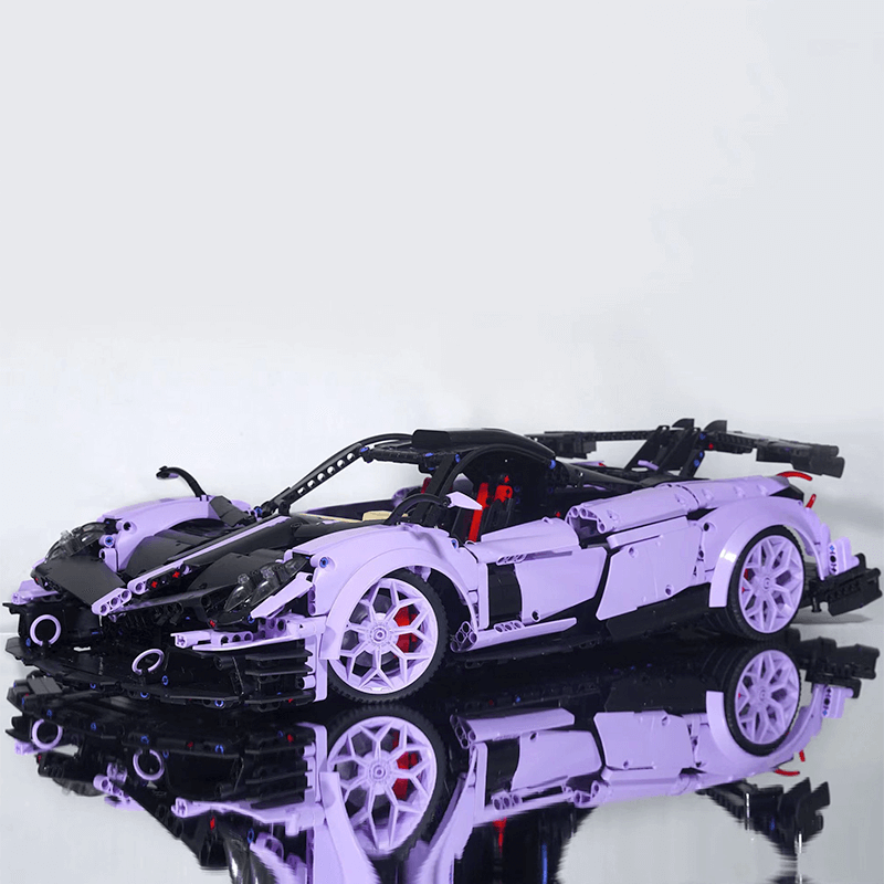 KBOX 10252 Static - Italian Huayra Hypercar Violet Edition - vue 3 | Power Blockz