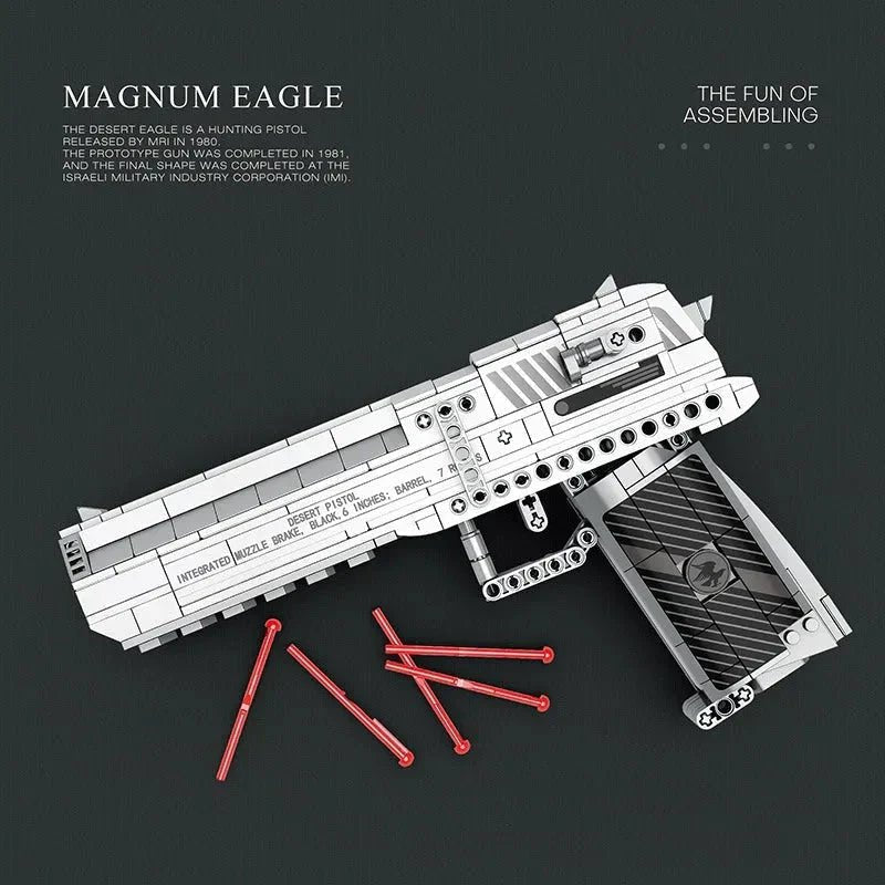 Jiestar 92400 - Military Desert Eagle - vue 6 | Power Blockz