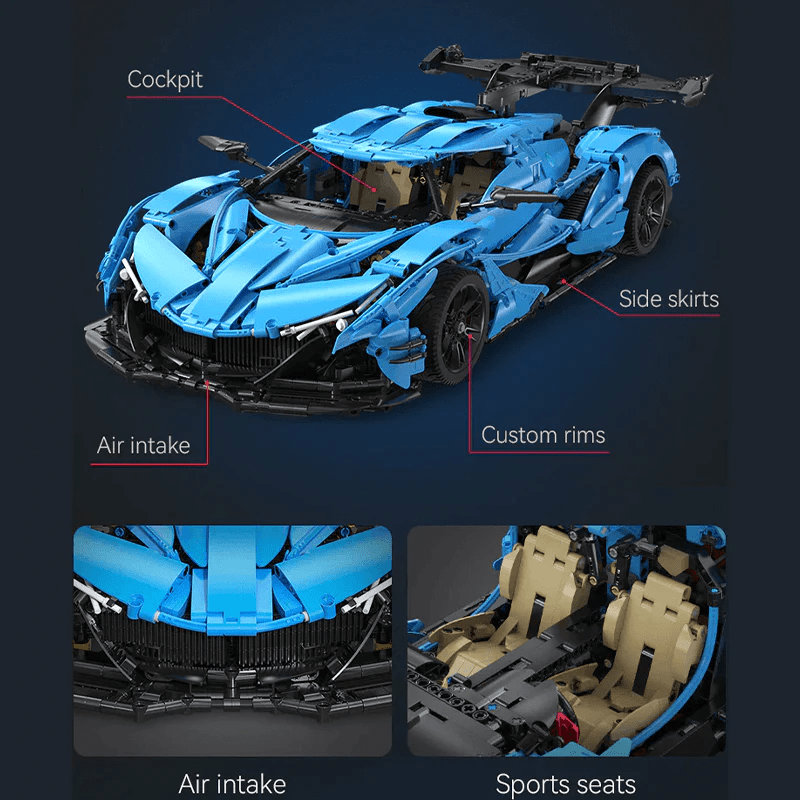 CaDa C64003W - V12 Intensa Track-Only Hypercar - vue 2 | Power Blockz