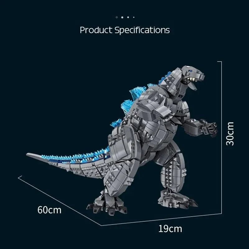 Movie Expert Monster Godzilla Bricks Toy - vue 10