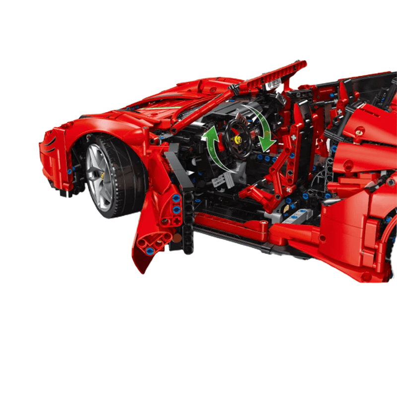 Jiestar JD018 - Static Version - Italian F8 Spider - vue 5 | Power Blockz