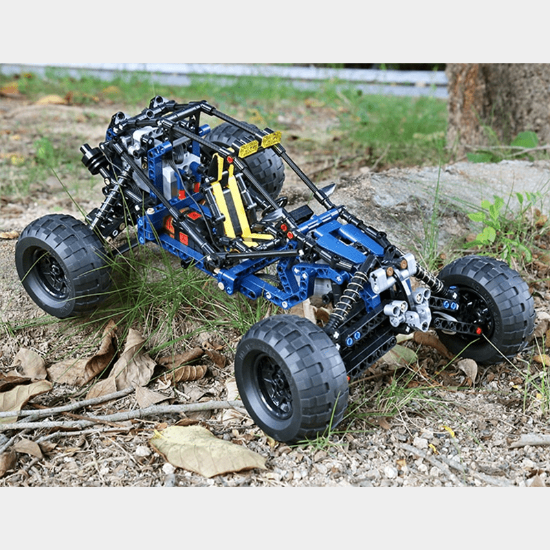 Mould King 18018 - Desert Sand Rally Buggy - vue 2 | Power Blockz