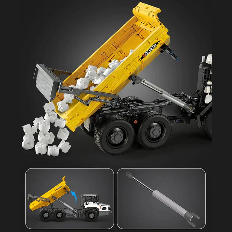 CaDa C61054 - RC Articulated Dump Truck - vue 10 | Power Blockz