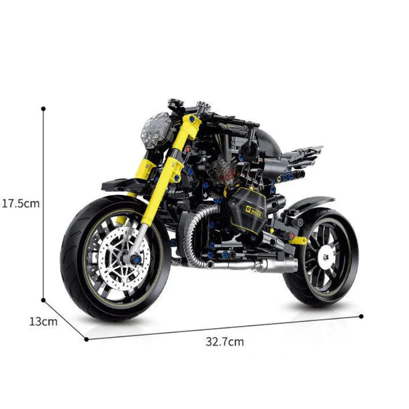 Power Blockz 60515 - Retro Cafe Racer Concept - vue 2 | Power Blockz