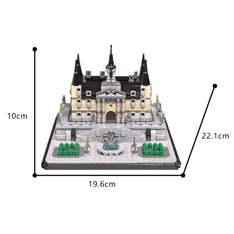GoBricks A1561 - Renaissance Palace - vue 6 | Power Blockz