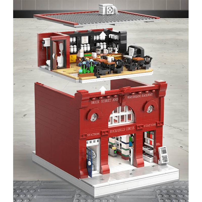 CaDA C66008W - Brickadilly Circus London Station - vue 4 | Power Blockz