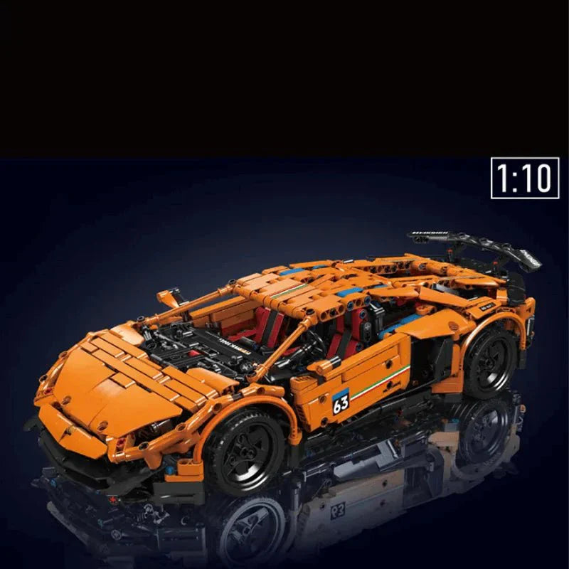 Mould King 13177 - V12 Track Edition Supercar - vue 2 | Power Blockz